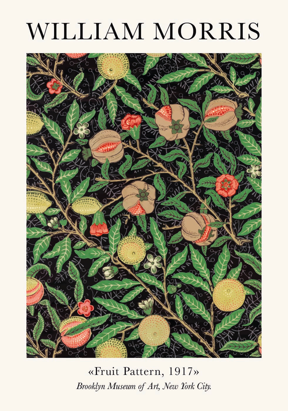 W.Morris & CO Fruit Pattern Plakat