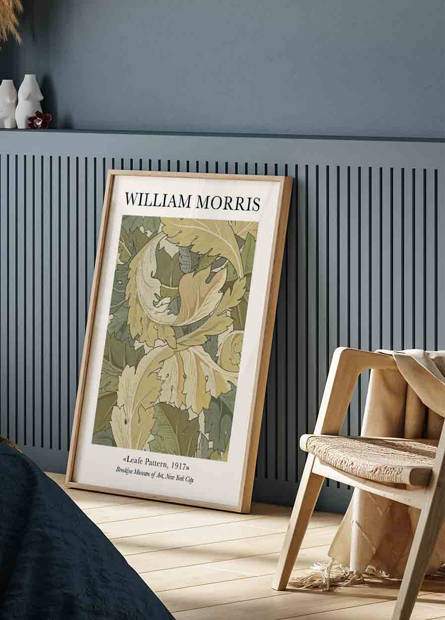 W. Morris & CO Leafe Pattern Plakat