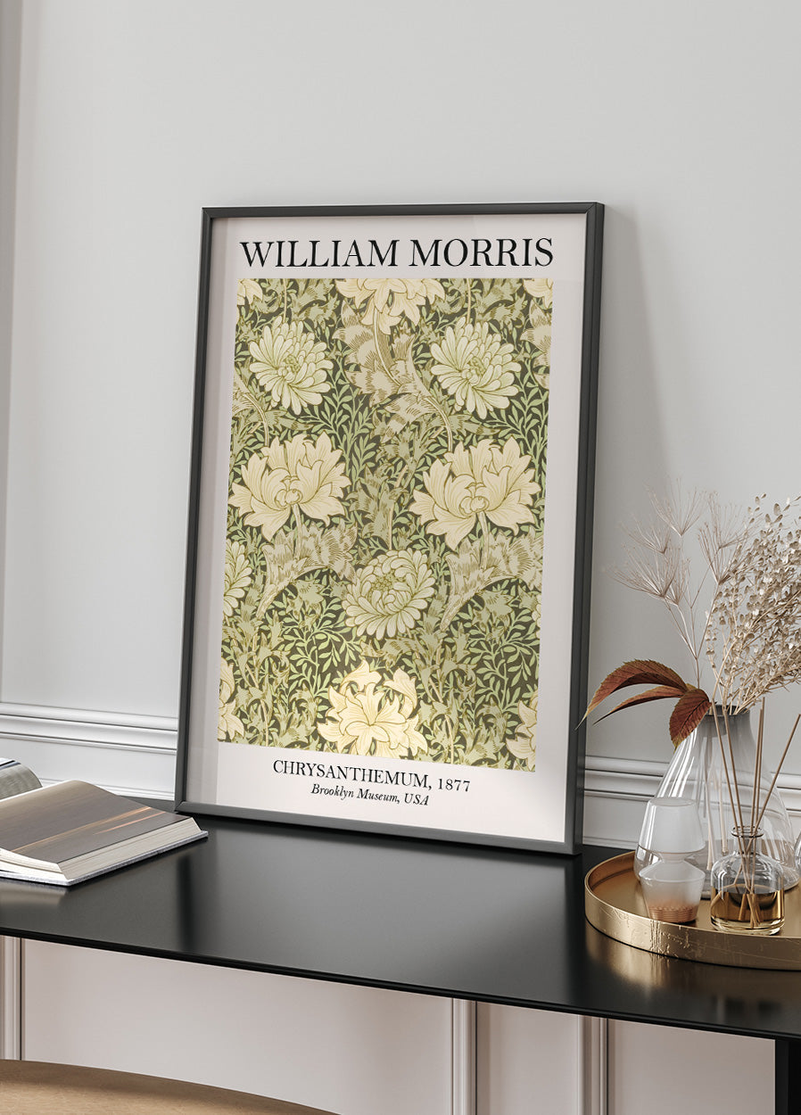 William Morris Chrysanthemum Plakat