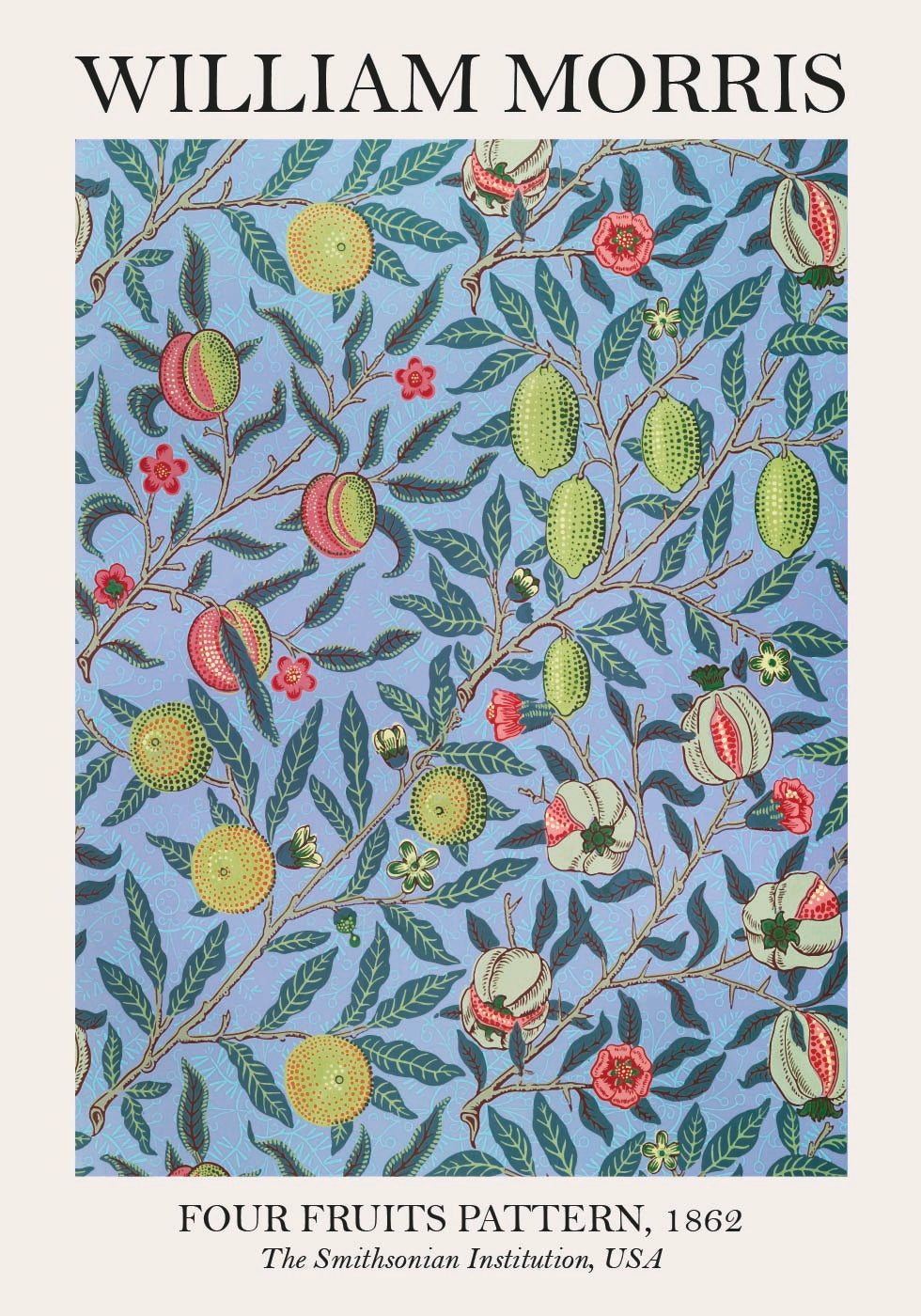 William Morris Four Fruits Plakat