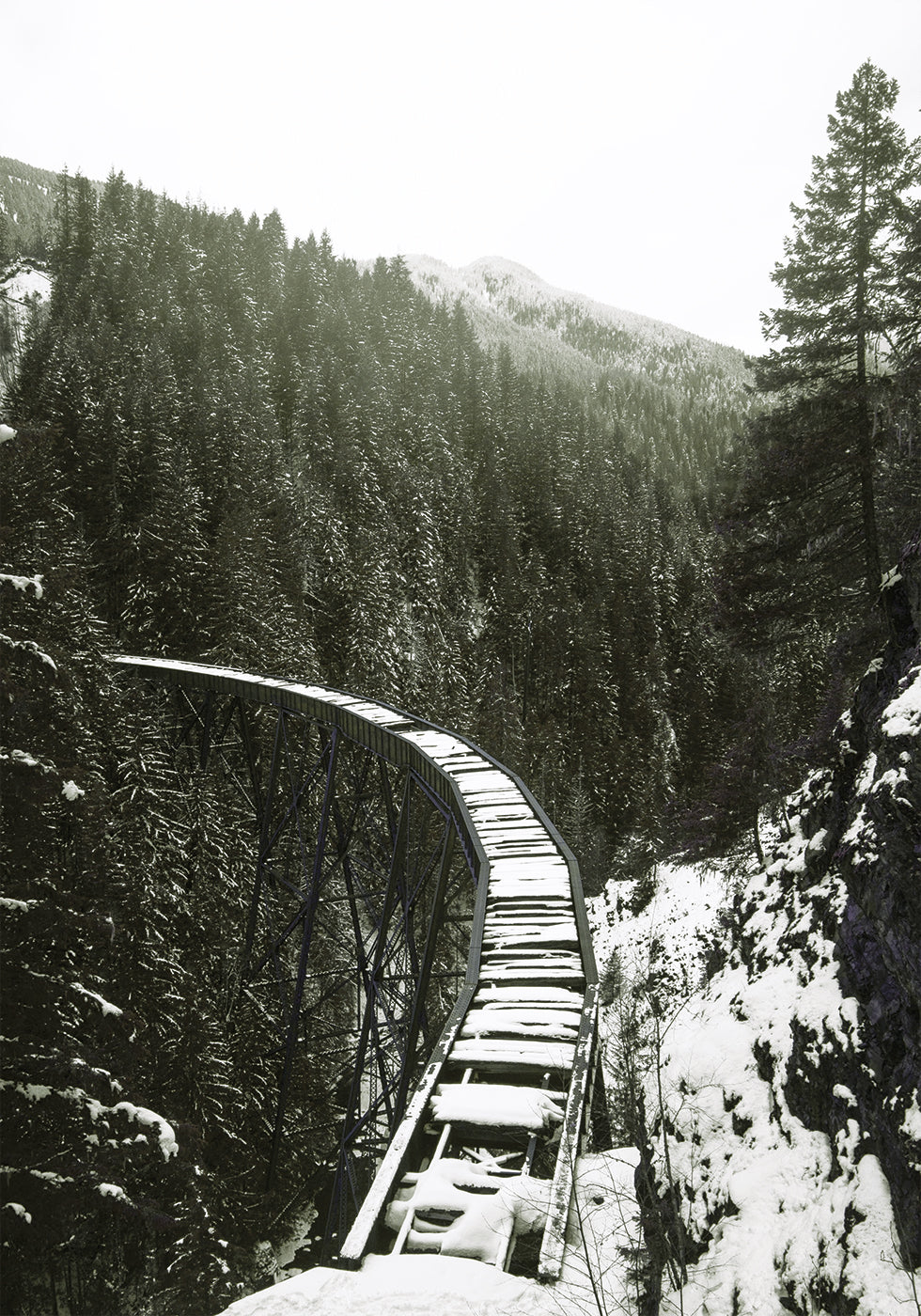 Winter Railroad Plakat