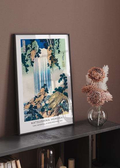 Yoro Waterfall By Katsushika Hokusai Plakat