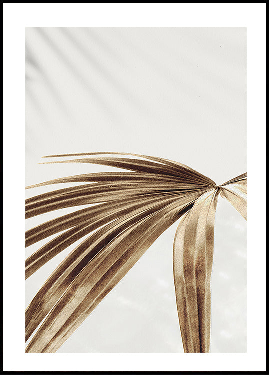 Golden Palm Leaves Plakat