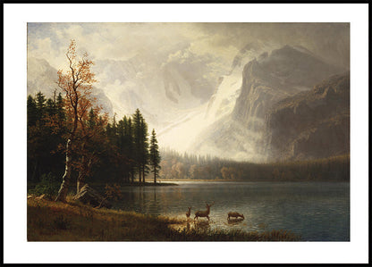 Estes Park Colorado Whyte's Lake By Albert Bierstadt Plakat