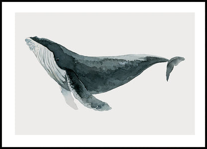 Watercolor Whale Plakat