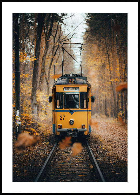 Old Yellow Train Plakat