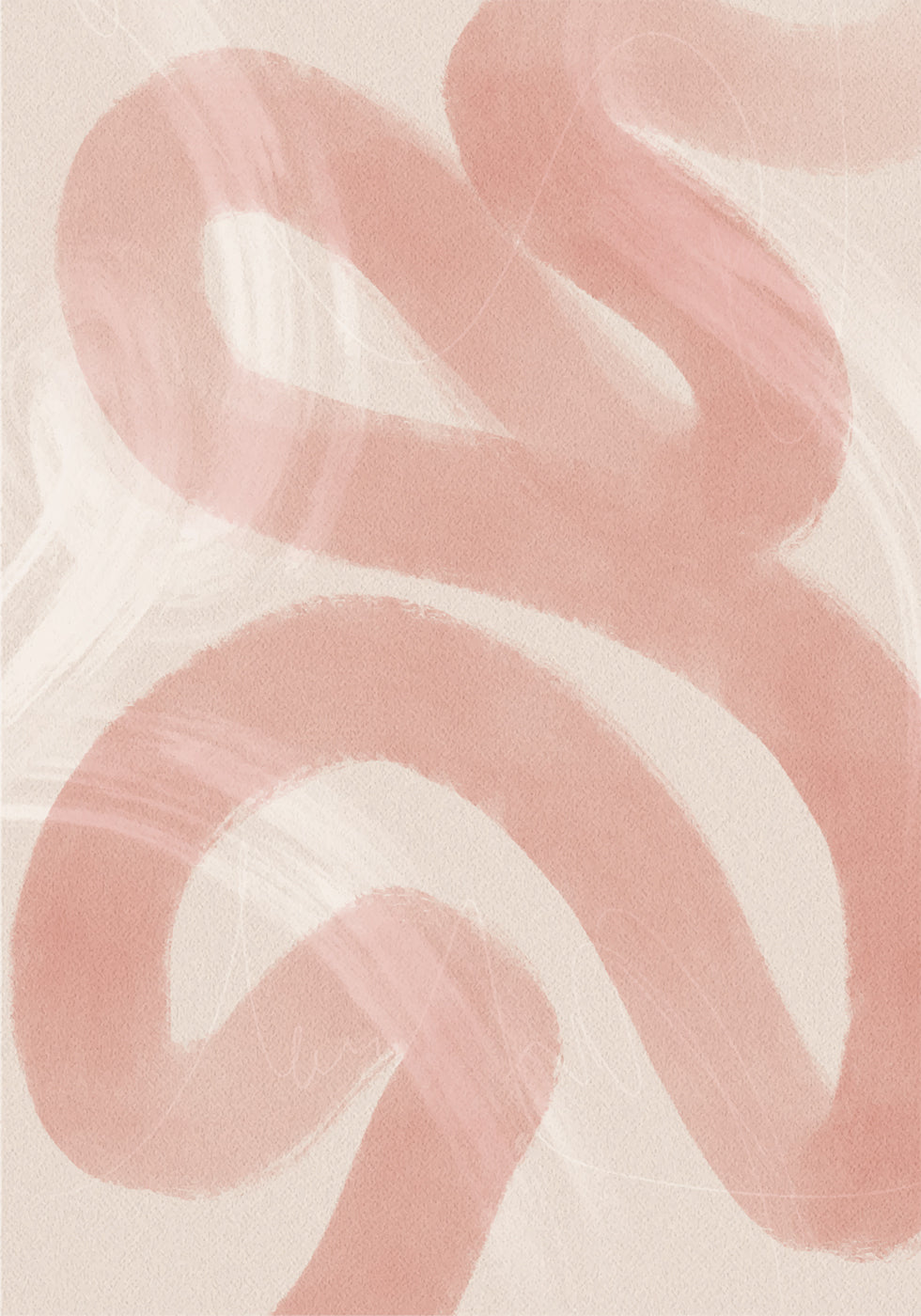 Pink Abstract Plakat