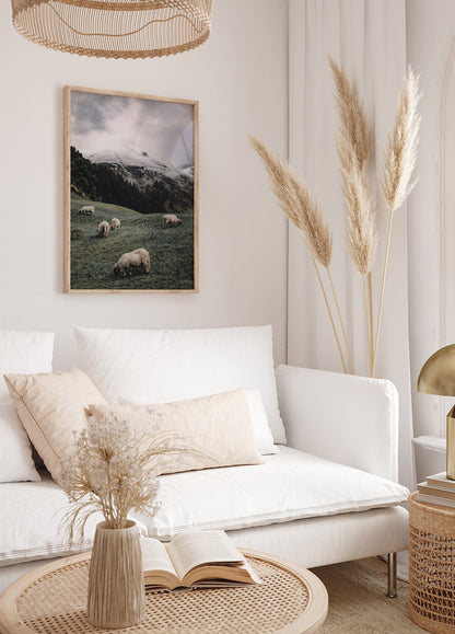 Sheep In The Alps Plakat